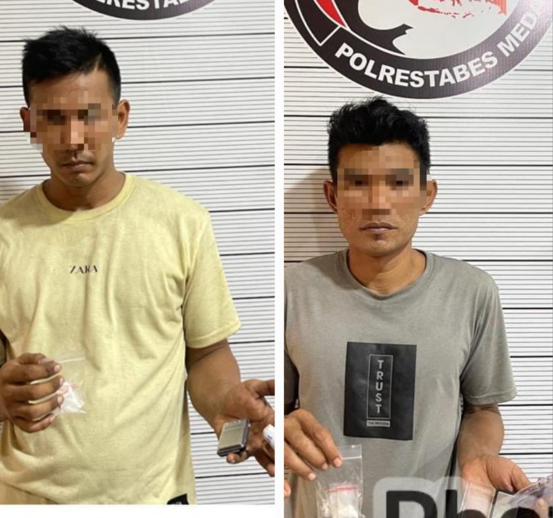 Polisi Ringkus 2 Pengedar Narkotika Di Kongsi Sunggal