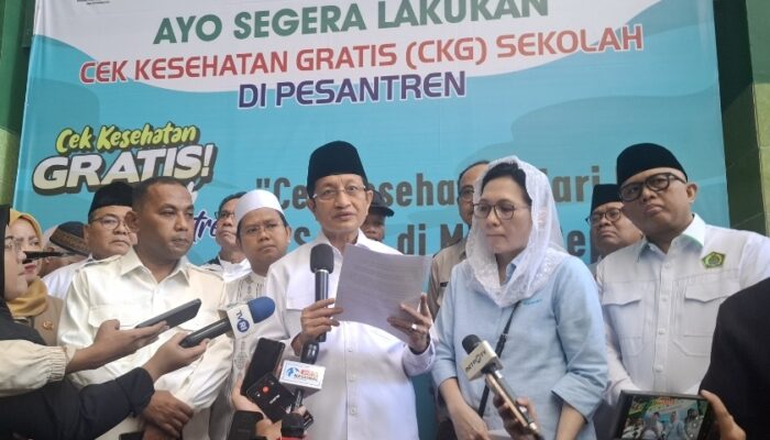 Menag: Menjaga Kesehatan Santri adalah Bagian dari Ibadah dan Kunci SDM Unggul