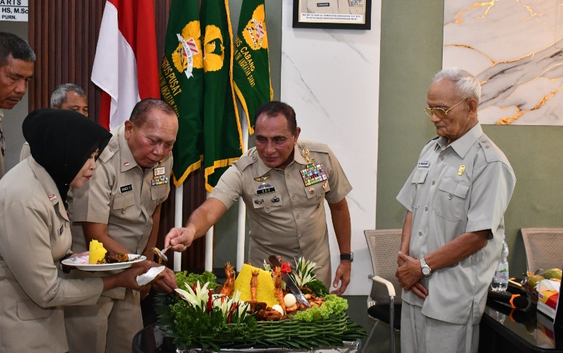 Syukuran HUT Ke-22, PPAD Sumut Apresiasi Semangat Juang Mayjen Haposan Silalahi