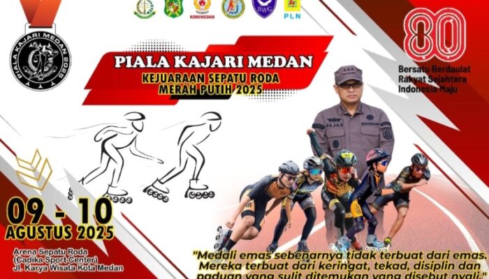 188 Peserta Ikuti Kejuaraan Sepatu Roda Piala Kajari Medan