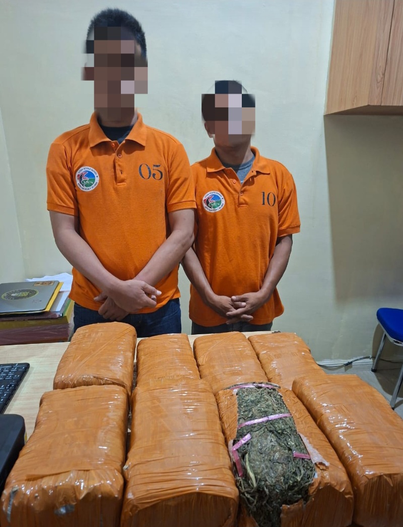 Sat Narkoba Polres Pelabuhan Belawan Gagalkan Peredaran 13 Kg Ganja