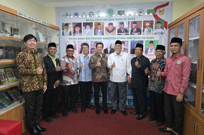 Konjen Jepang Kunjungan Kehormatan Ke MUI Sumut