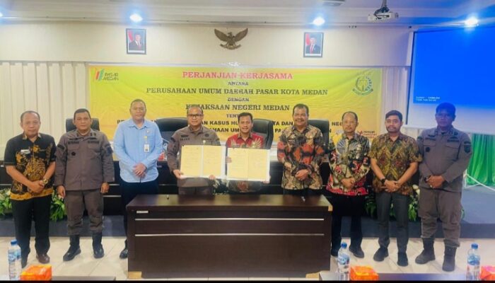 Tingkatkan Profesionalitas, PUD Pasar-Kajari Medan Jalin Kerja Sama Hukum