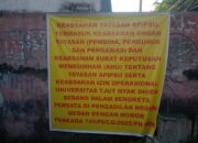 Konflik Yayasan Apipsu Kembali Memanas, Puluhan Spanduk Terkait Sengketa Bertebaran Di Seputar Kampus
