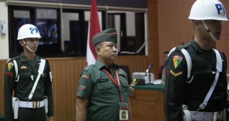Tembak Polisi Di Lampung, Kopda Bazarsah Divonis Mati