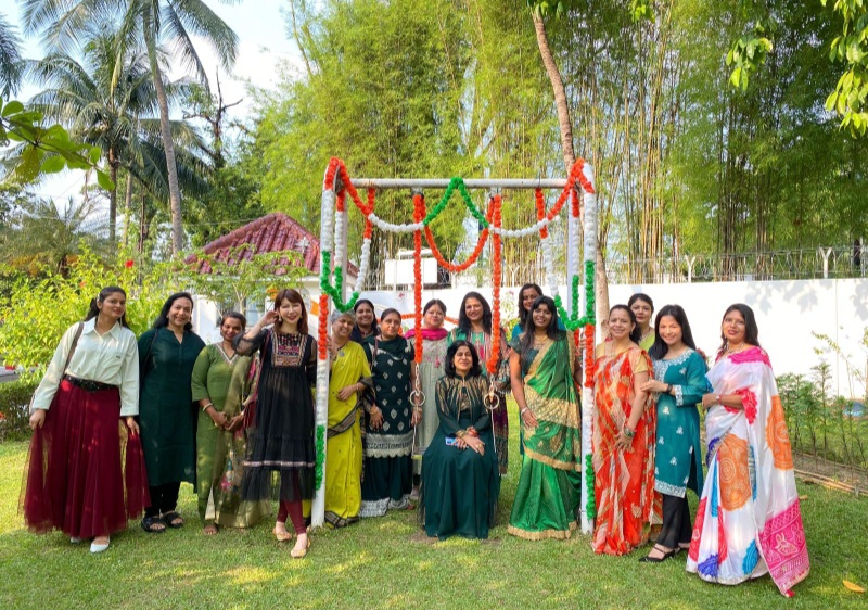 Festival Teej Meriah Dirayakan Dengan Musik Dan Kebersamaan Perempuan