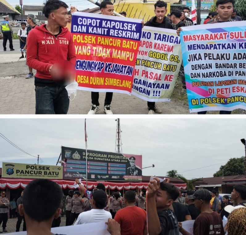 8 LP Tidak Ditanggapi, Warga Minta Kapolsek Pancurbatu Dan Kanit Reskrim Dicopot