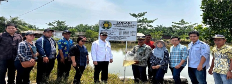 USU Dan BPN Kolaborasi Kembangkan Potensi Perikanan Di Desa Tanjung Rejo