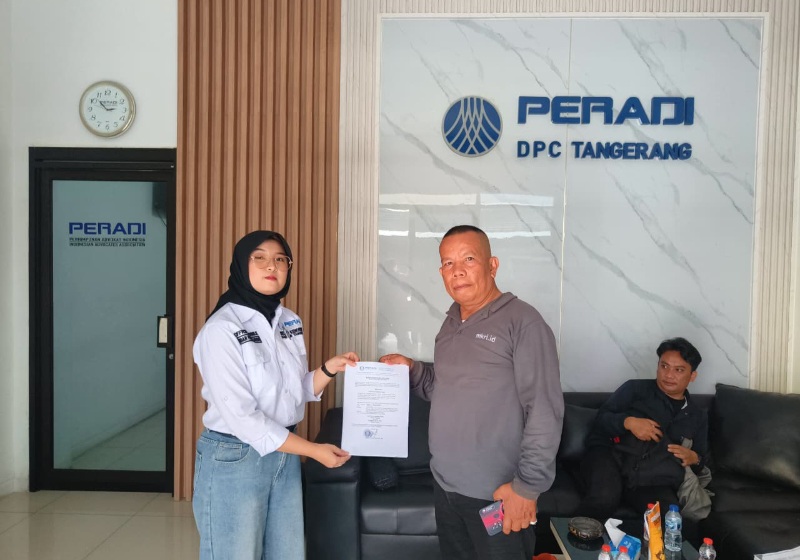 Kuasa Hukum Kartono Chendra Tong Laporkan Dugaan Pelanggaran Kode Etik Advokat Ke DPC PERADI Tangerang