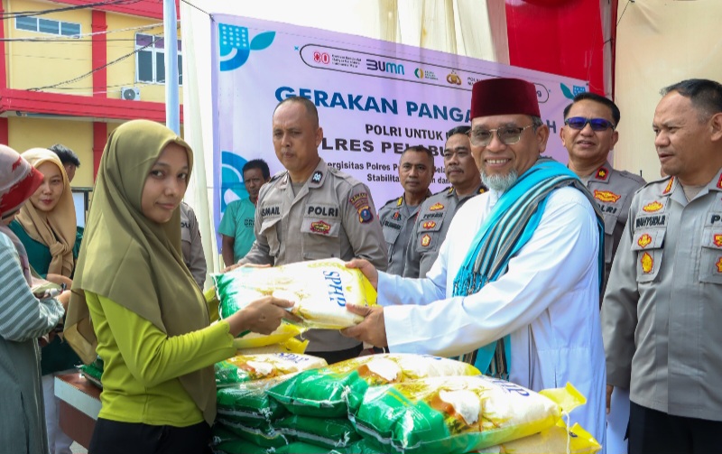 Gerakan Pangan Murah, Polres Pelabuhan Belawan Sediakan 4 Ton Beras Dan 2.000 Liter Minyak Goreng