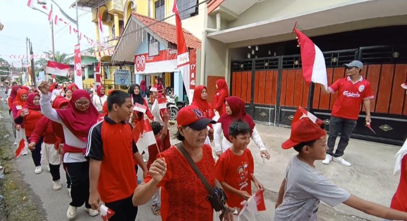 Lurah Sidorame Barat I Semarakkan HUT Ke 80 RI