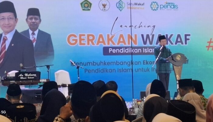 Kemenag Luncurkan Gerakan Wakaf Pendidikan Islam untuk Kemandirian Madrasah, Pesantren dan PTKI