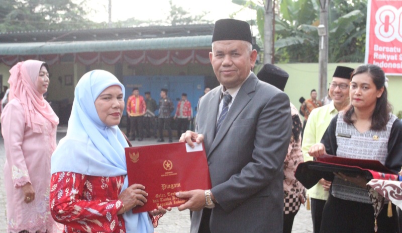 Kanwil Kemenag Sumut Gelar Upacara HUT Ke-80 Kemerdekaan RI