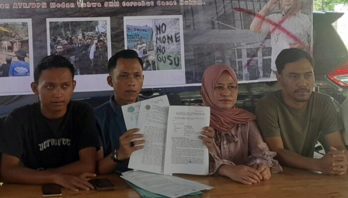 KMMB Sumut Minta Kementrian ATR/BPN Berantas Mafia Tanah Di Medan