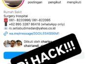 Instagram Rumah Sakit Setia Budi Di-hack, Pelaku Minta Transfer Baru Bisa Mendaftar