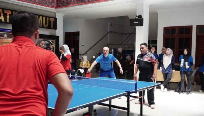 Sambut Harlah Kejaksaan, Kejatisu Bangun Kerjasama Melalui Olahraga