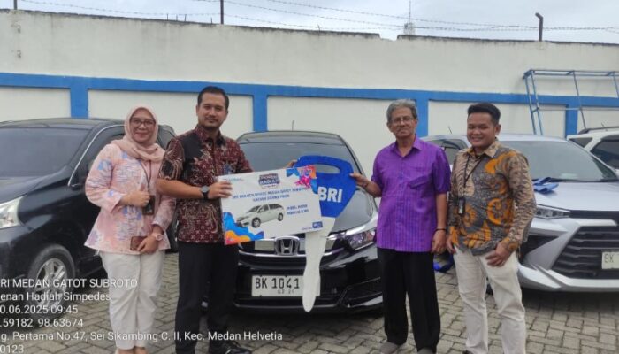 BRI Medan Gatot Subroto Umumkan Pemenang Panen Hadiah Undian Simpedes
