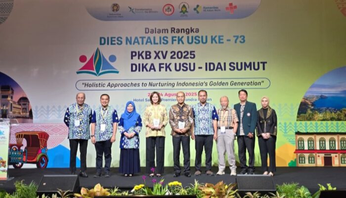 Rayakan Dies Natalis Ke-73, DIKA FK USU Bersama IDAI Sumut Gelar PKB XV