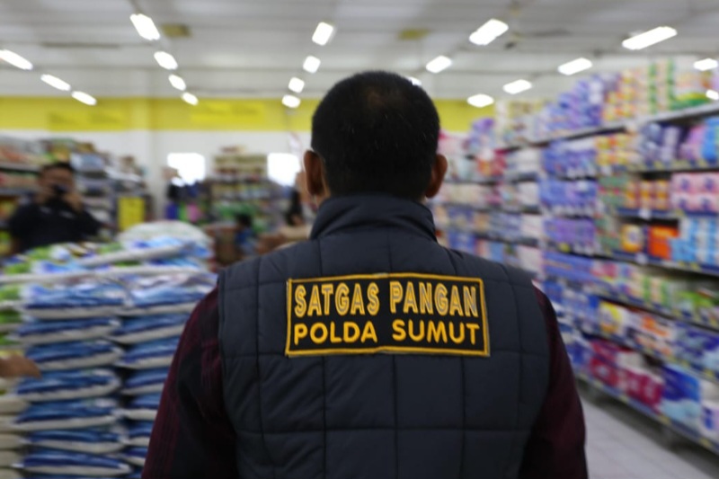 Satgas Pangan Poldasu Temukan Penjualan Beras Di Atas HET