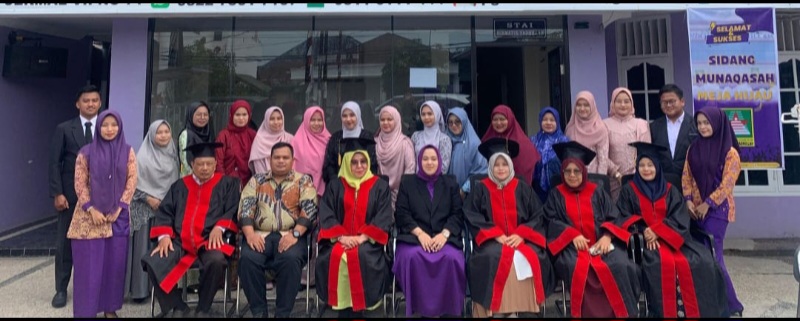Mahasiswa STAI Hikmatul Fadhillah Ikuti Sidang Munaqasyah