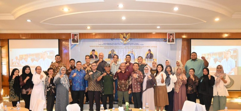 Gandeng DJP, APPERTI Dan APTISI Sumut Sosialisasi Peraturan Perpajakan Di PTS Lingkungan LLDikti Wilayah I