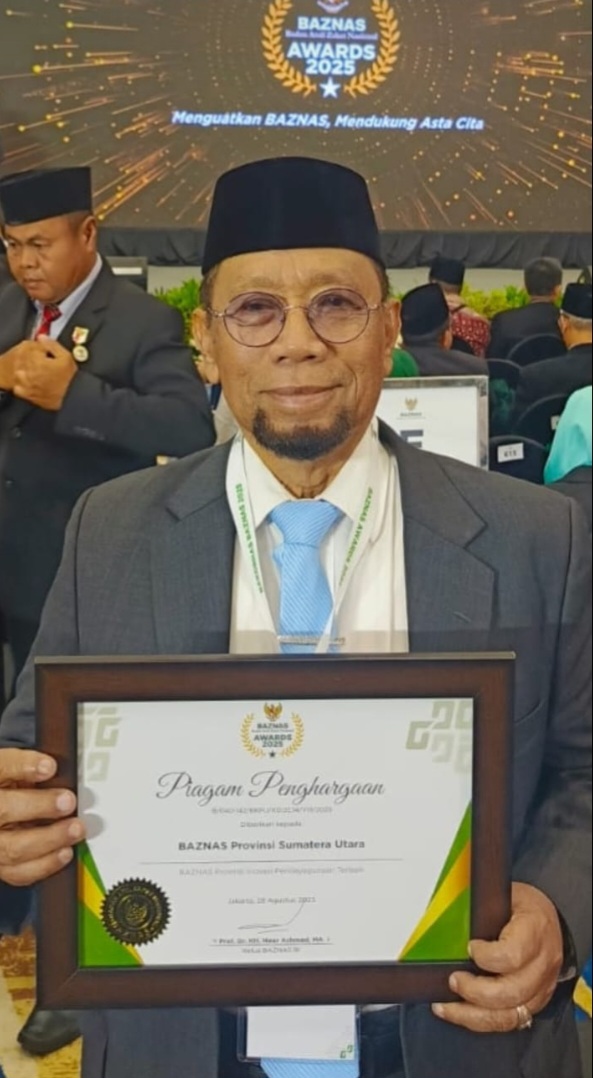 Baznas Provinsi Sumatera Utara Terima 5 Award Dari Baznas RI