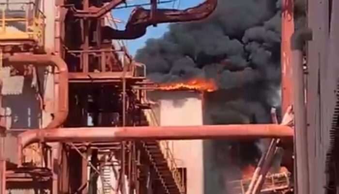Pabrik NPK PT PIM Terbakar