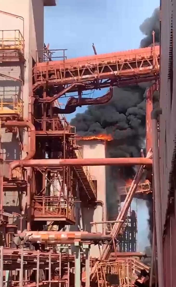 Pabrik NPK PT PIM Terbakar