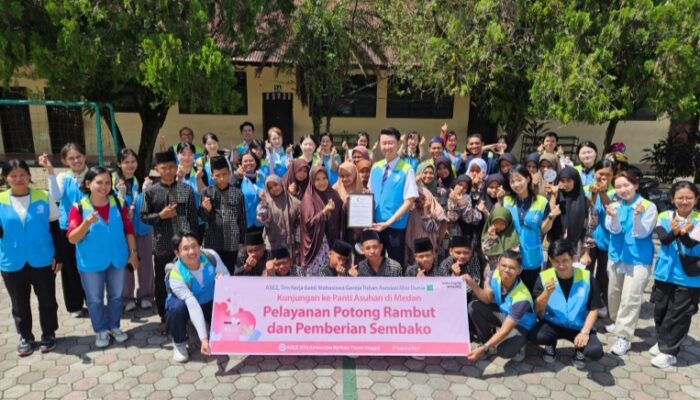 Kunjungi Panti Asuhan Di Medan, Tim ASEZ Berikan Layanan Potong Rambut Dan Salurkan Paket Sembako 