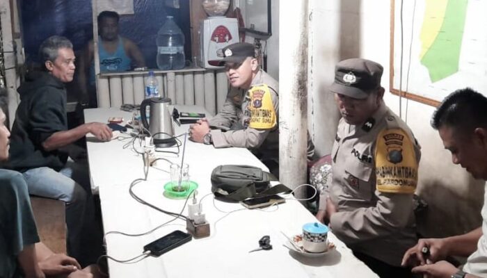 Polres P.Siantar Saling Di Pos Kamling