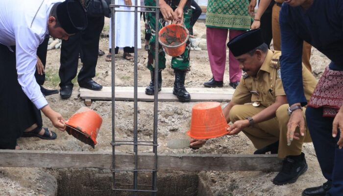 Peletakan Batu Pertama Masjid Nur-Ikhlas, Wali Kota Harapkan Jadi Pusat Pembinaan Umat