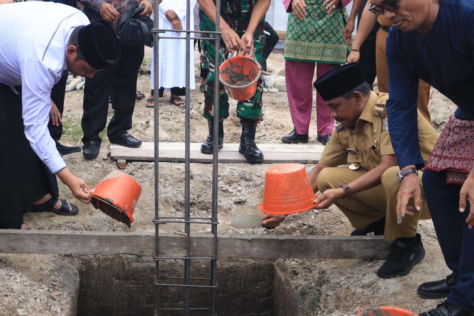 Peletakan Batu Pertama Masjid Nur-Ikhlas, Wali Kota Harapkan Jadi Pusat Pembinaan Umat