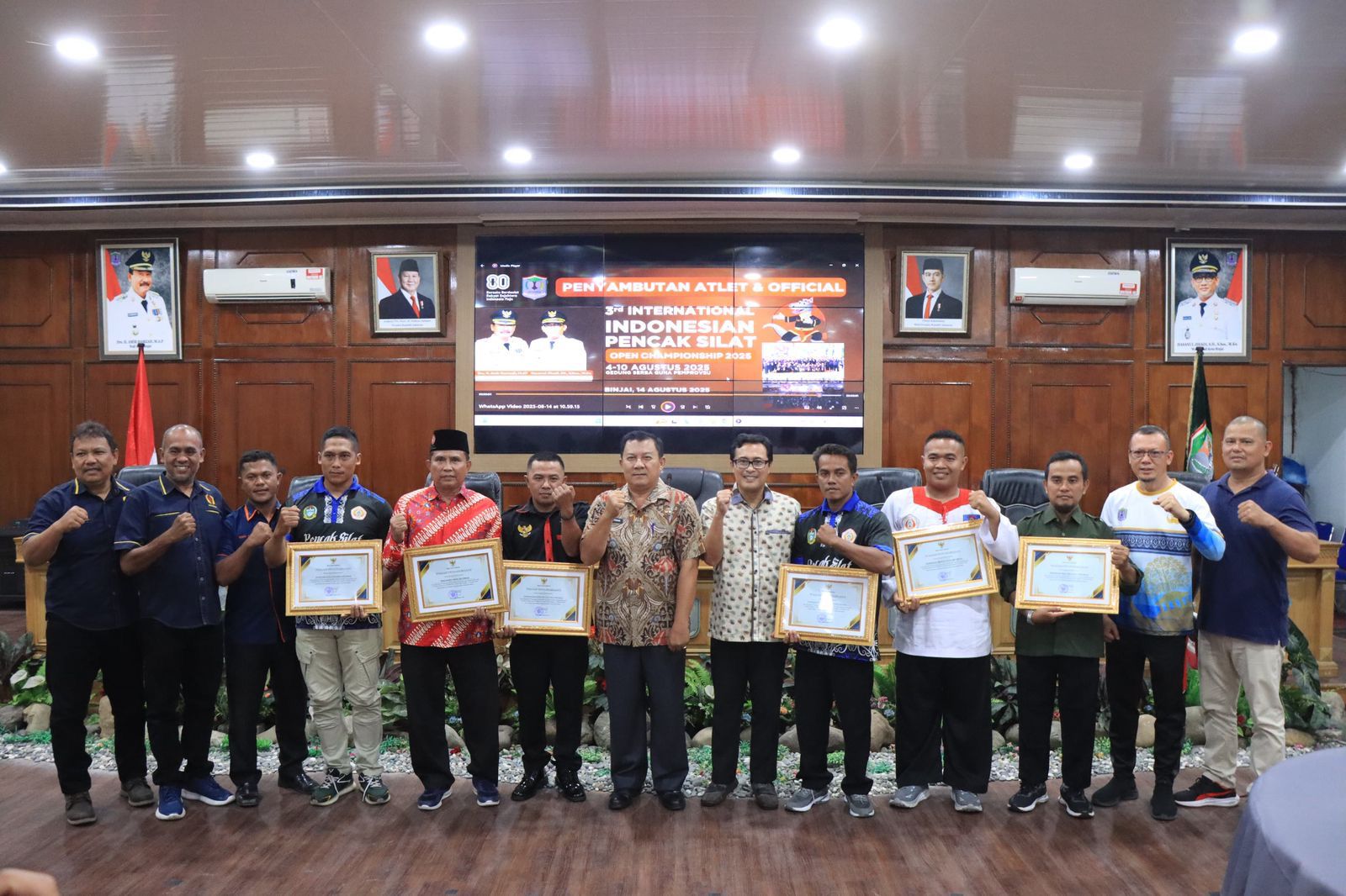 Pemko Binjai Apresiasi Atlet Silat Berpestasi