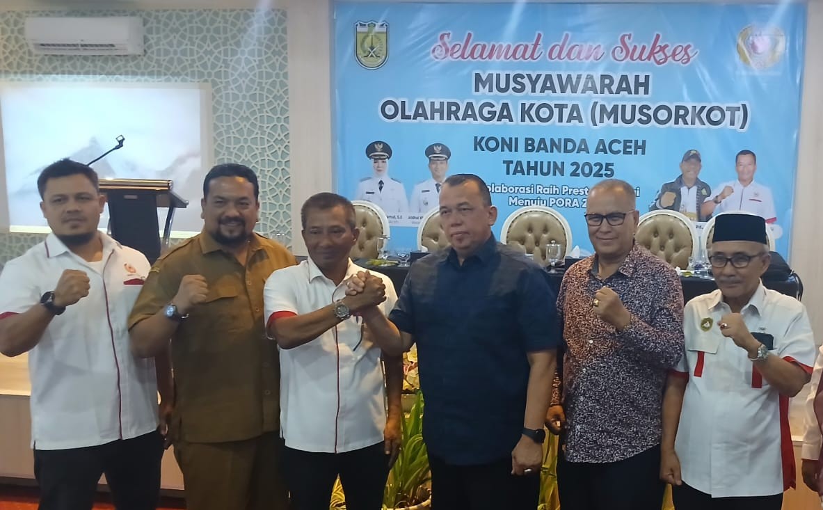 Heri Julius Terpilih Aklamasi Ketua KONI Banda Aceh