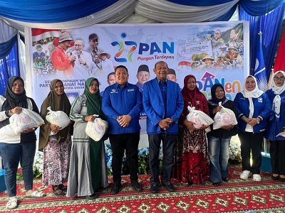 Sambut Ultah Ke-27, DPW PAN Sumut Distribusikan Ribuan Paket Sembako kepada Masyarakat