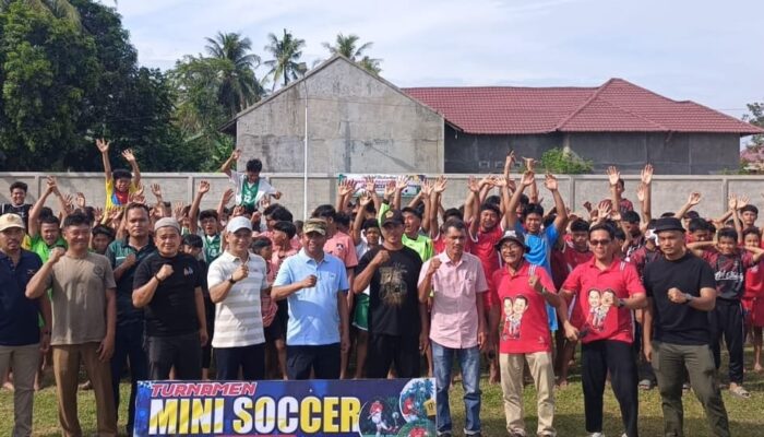 Bupati Sergai Dukung Turnamen Mini Soccer Desa Firdaus