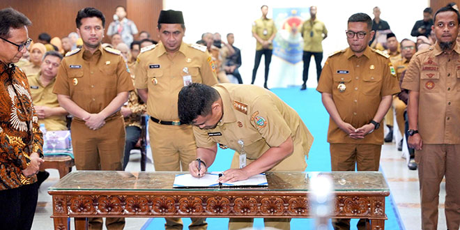 Gubsu Dan Tujuh Gubernur Teken Komitmen Bersama Percepat Eliminasi Tuberkulosis