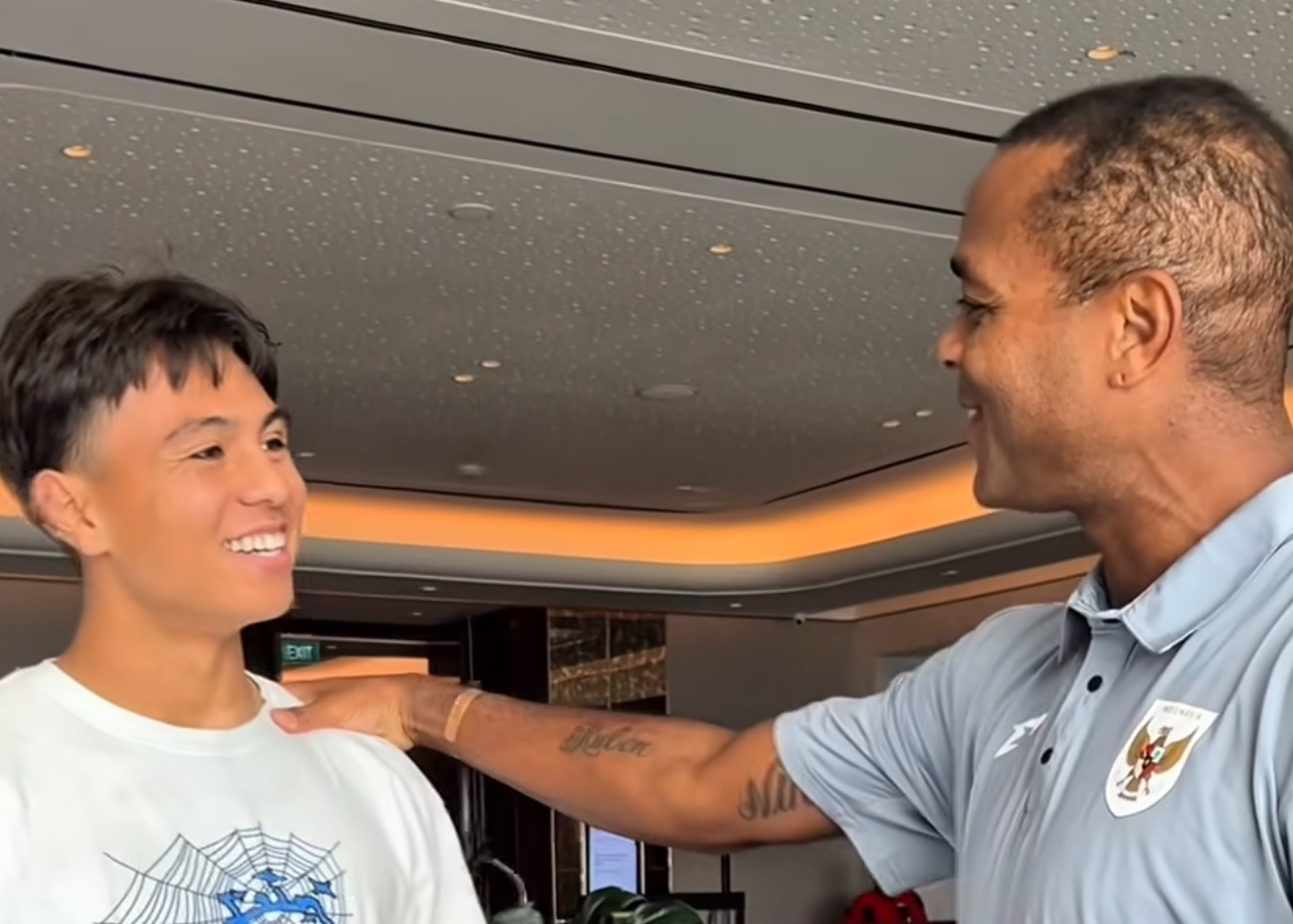Kluivert Senang Bertemu Adrian Wibowo