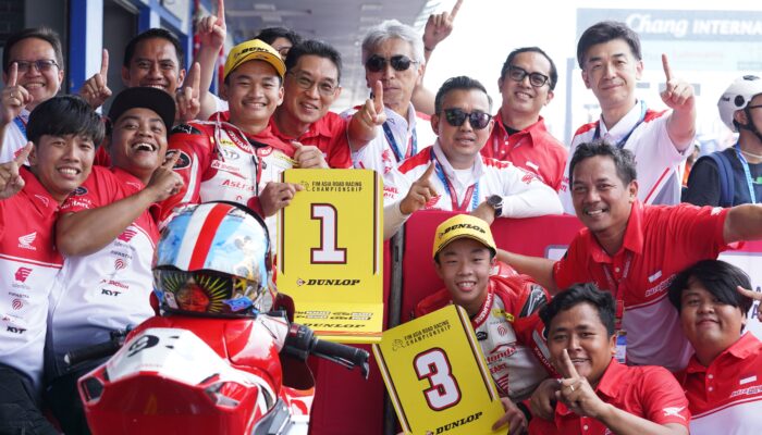 Pebalap Astra Honda Cetak Sejarah Raih Podium Ke-100 ARRC