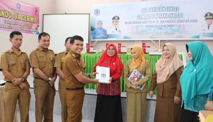 TP PKK Kota Binjai Gelar Lomba IVA Test, Dorong Deteksi Dini Kanker Serviks