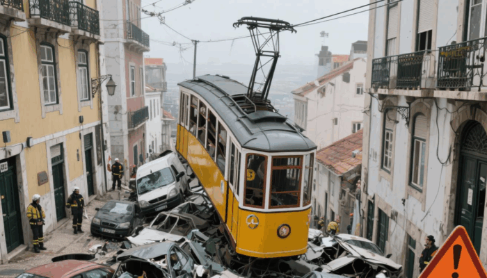 Kecelakaan Kereta Gantung Di Portugal, 15 Tewas