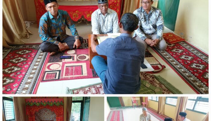 Bakal Calon Keuchik Uji Baca Al-Qur’an Di KUA Sukamakmur