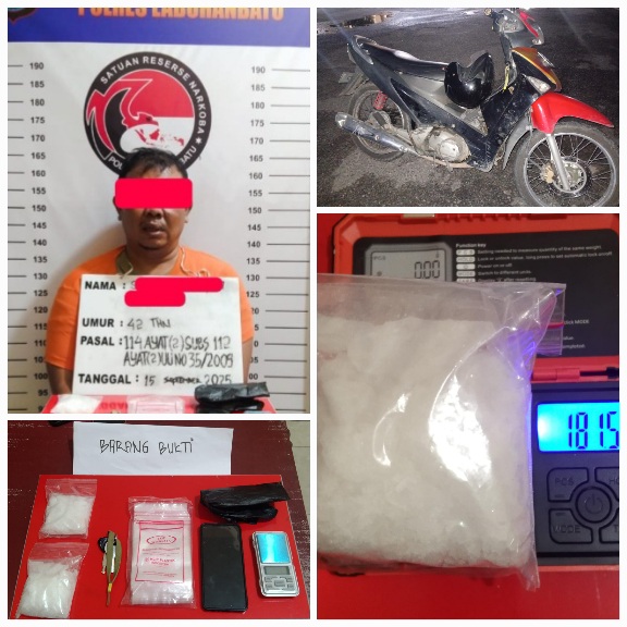 Sat Narkoba Polres L.Batu Bekuk Pengedar Sabu