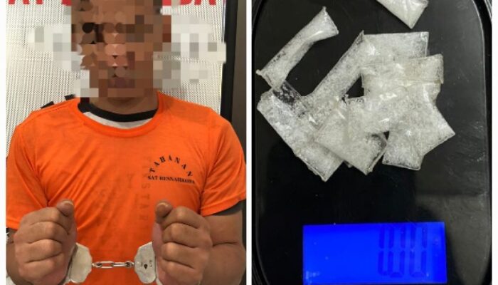 Polres Nias Ciduk Pengedar Narkotika Di Bawolato, 13 Paket Sabu Disita