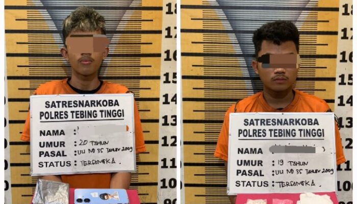 Dua Pemuda Tebingtinggi Diciduk Bawa Puluhan Ekstasi