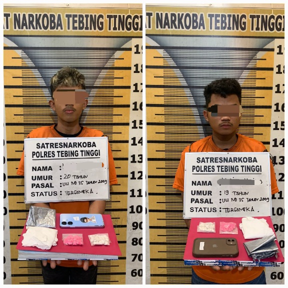 Dua Pemuda Tebingtinggi Diciduk Bawa Puluhan Ekstasi