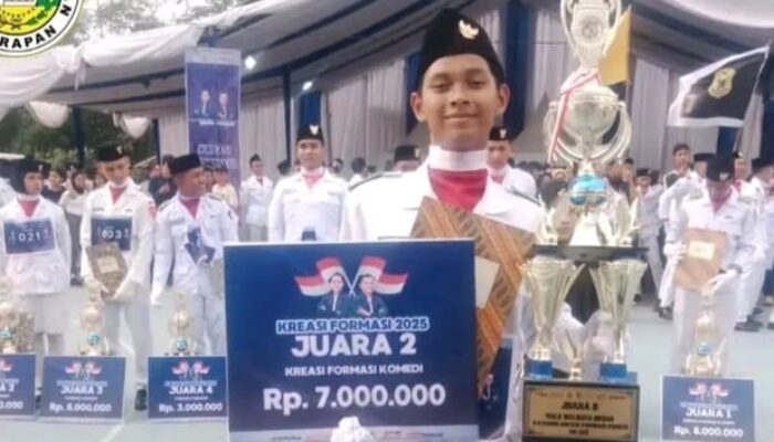 Tim Paskibra SMA Harapan 3 Juara 2 Kategori Kreasi Formasi Komedi Piala Walikota Medan