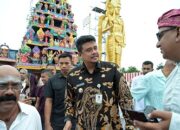 Peresmian Kuil Shri Raja Rajesvari, Bobby Nasution Ajak Umat Hindu Siapkan SDM Anti-Narkoba