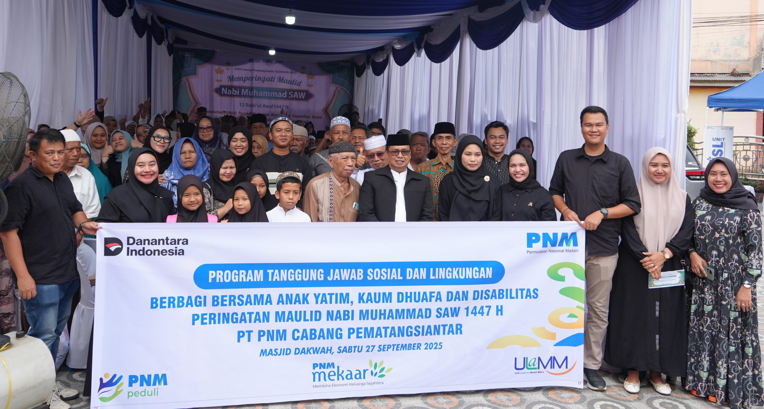 PT PNM Cabang Pematangsiantar Gelar Peringatan Maulid Nabi Muhammad SAW 1447 H