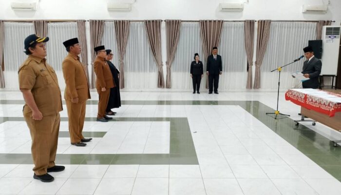 Tiga Pejabat Pemko Pematangsiantar Dilantik, Wali Kota Titip Pesan